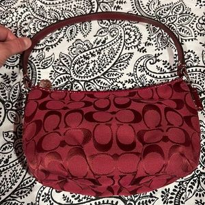 Coach Maroon Classy Shoulder bag!